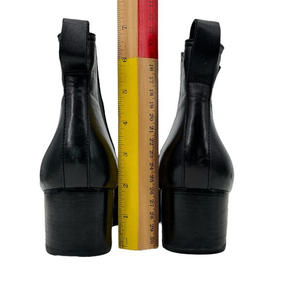 Rag & Bone Walker Boot Napa Leather Chelsea SZ 38.5 Women's Black Chic Classic - Picture 6 of 10